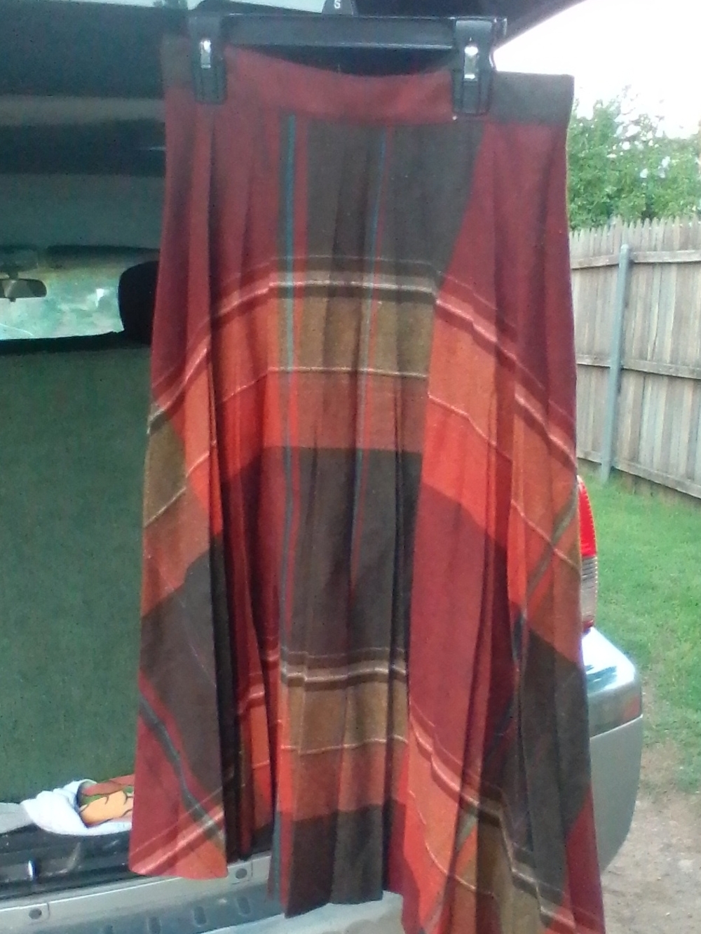 VTG ILGWU Int Ladies Garment Union Wool Skirt  Plaid